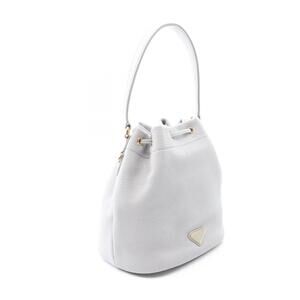 Prada Handbag Bag Purple Bucket Leather